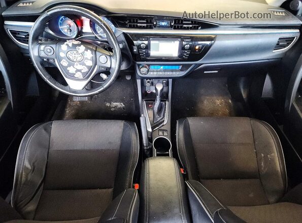 2T1BURHEXGC543163 2016 TOYOTA COROLLA Red Вид панелі приладів