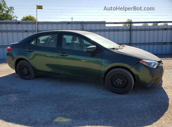 2T1BURHEXGC575157 2016 TOYOTA COROLLA Green 