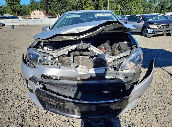 2T1BURHEXGC622039 2016 TOYOTA COROLLA Silver Դիմացի տեսք