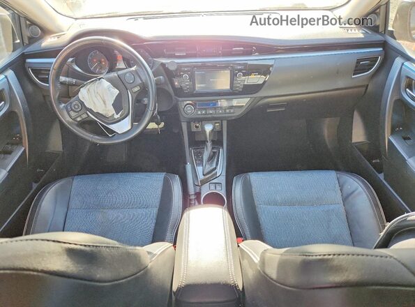 2T1BURHEXGC622039 2016 TOYOTA COROLLA Silver Առջևի վահանակի տեսք
