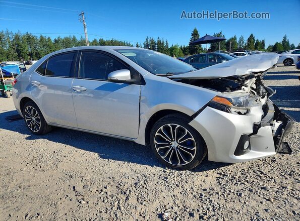 2T1BURHEXGC622039 2016 TOYOTA COROLLA Silver Առջևի աջ