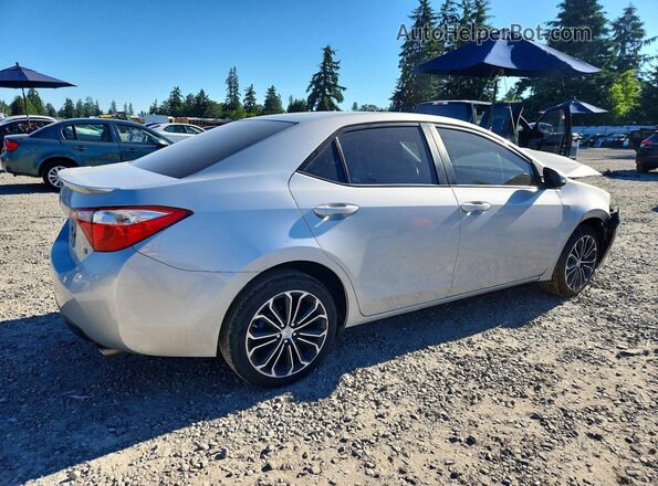 2T1BURHEXGC622039 2016 TOYOTA COROLLA Silver Հետևի աջ