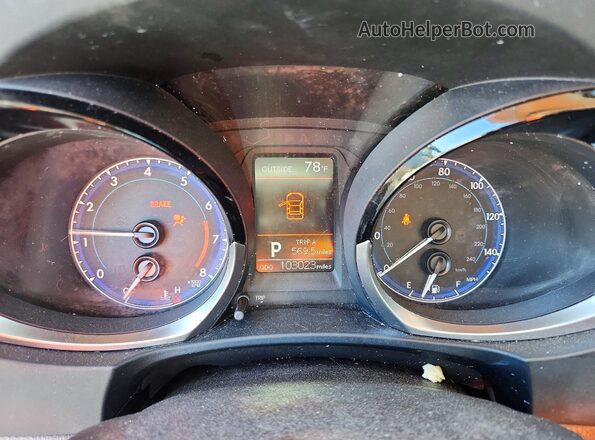2T1BURHEXGC622039 2016 TOYOTA COROLLA Silver Սարքավորումների վահանակի տեսք