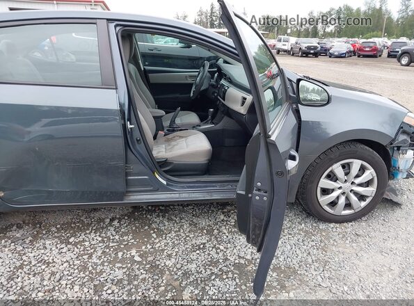 2T1BURHEXGC655557 2016 TOYOTA COROLLA Синий Вид салона спереди