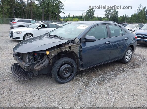 2T1BURHEXGC655557 2016 TOYOTA COROLLA Синий Передняя левая четверть