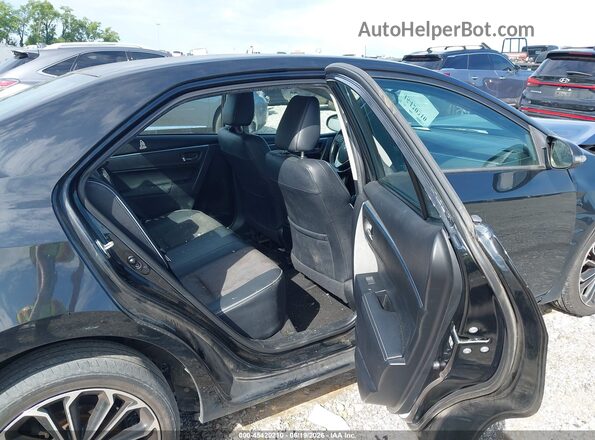 2T1BURHEXGC658149 2016 TOYOTA COROLLA Black Widok naklejki z numerem VIN