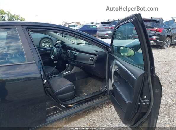 2T1BURHEXGC658149 2016 TOYOTA COROLLA Black Widok wnętrza z przodu