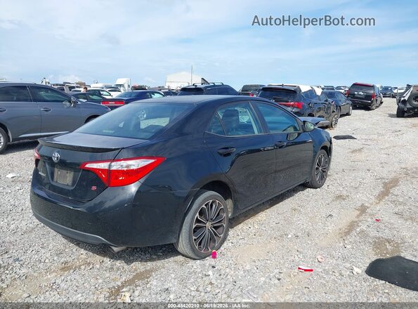 2T1BURHEXGC658149 2016 TOYOTA COROLLA Black Tył prawy
