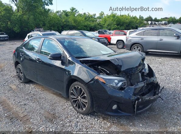 2T1BURHEXGC658149 2016 TOYOTA COROLLA Black Widok wnętrza z tyłu