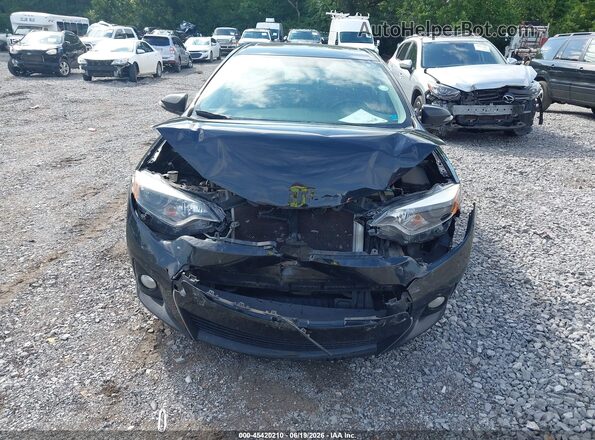 2T1BURHEXGC658149 2016 TOYOTA COROLLA Black Widok zestawu wskaźników