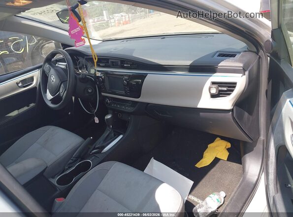 2T1BURHEXGC664887 2016 TOYOTA COROLLA Silver 