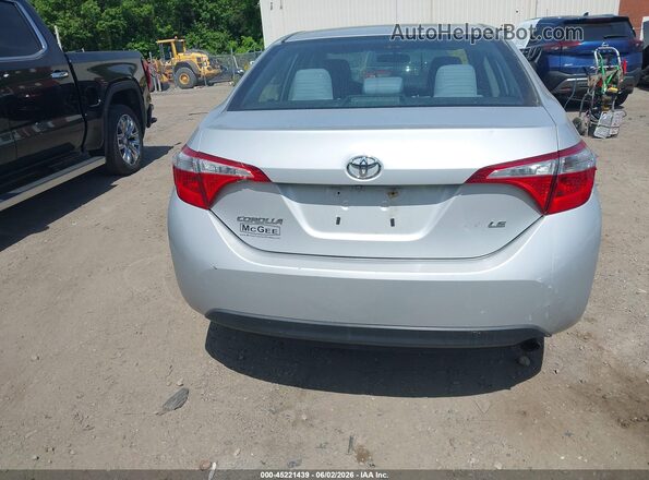 2T1BURHEXGC664887 2016 TOYOTA COROLLA Silver 