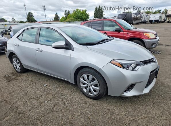 2T1BURHEXGC686534 2016 TOYOTA COROLLA Silver წინა მარჯვენა