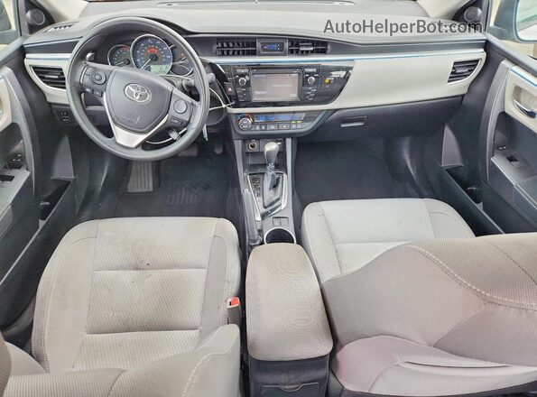 2T1BURHEXGC686534 2016 TOYOTA COROLLA Silver წინა პანელის ხედი