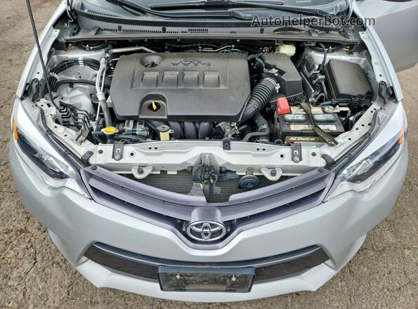 2T1BURHEXGC686534 2016 TOYOTA COROLLA Silver უკანა სალონის ხედი