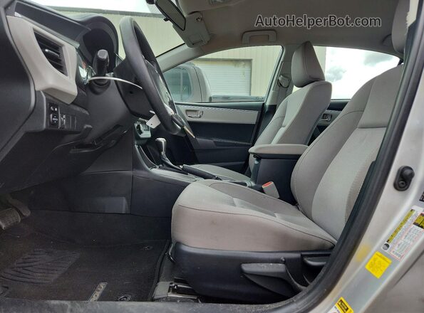 2T1BURHEXGC686534 2016 TOYOTA COROLLA Silver წინა სალონის ხედი