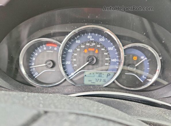 2T1BURHEXGC686534 2016 TOYOTA COROLLA Silver ხელსაწყოთა პანელის ხედი