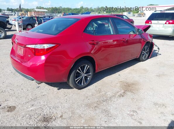2T1BURHEXGC686789 2016 TOYOTA COROLLA Burgundy 