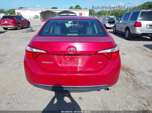 2T1BURHEXGC686789 2016 TOYOTA COROLLA Burgundy 