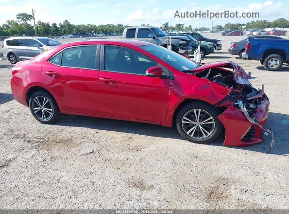 2T1BURHEXGC686789 2016 TOYOTA COROLLA Burgundy 