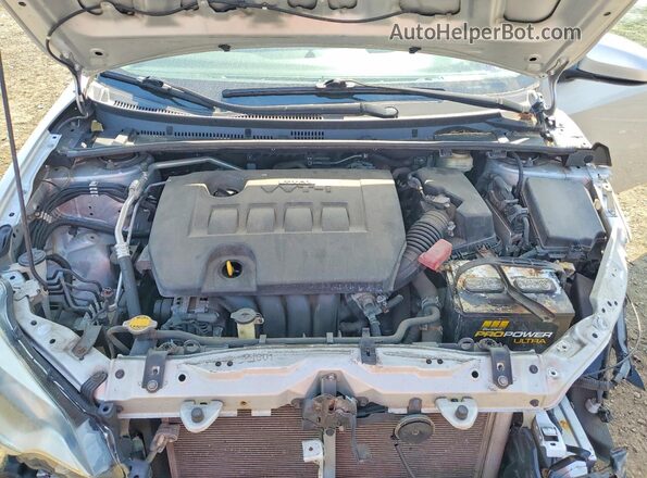 2T1BURHEXGC714154 2016 TOYOTA COROLLA Серебряный Вид задней части салона