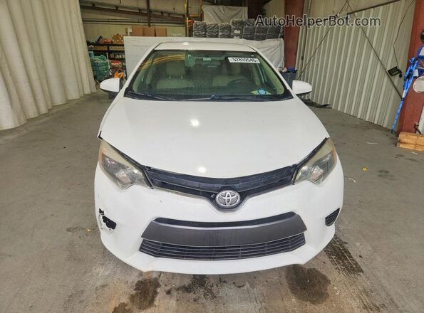 2T1BURHEXGC726062 2016 TOYOTA COROLLA White წინა ხედი