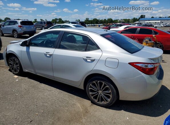 2T1BURHEXGC736929 2016 TOYOTA COROLLA Silver Trasero izquierdo