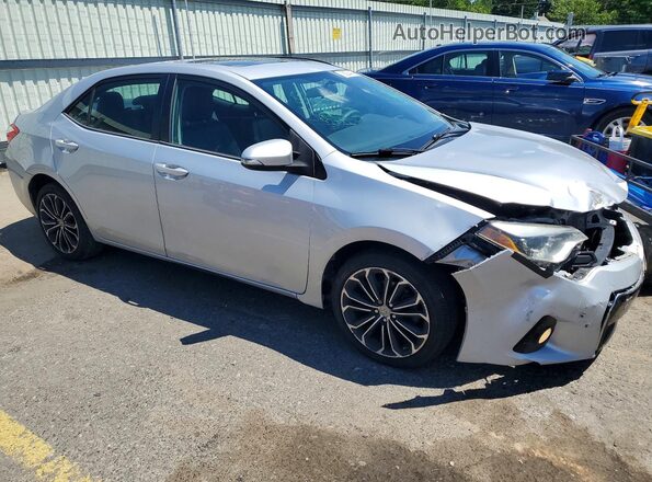 2T1BURHEXGC736929 2016 TOYOTA COROLLA Silver Delantero derecho