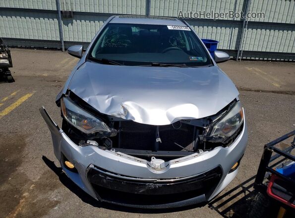 2T1BURHEXGC736929 2016 TOYOTA COROLLA Silver Vista frontal