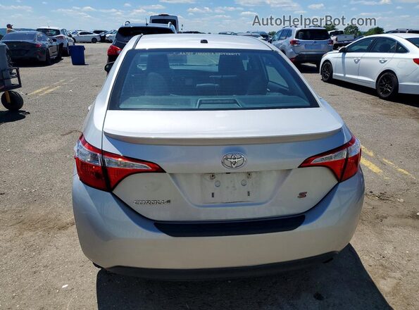 2T1BURHEXGC736929 2016 TOYOTA COROLLA Silver Vista trasera