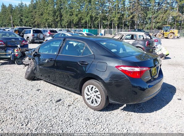 2T1BURHEXHC800582 2017 TOYOTA COROLLA Black Задня ліва чверть