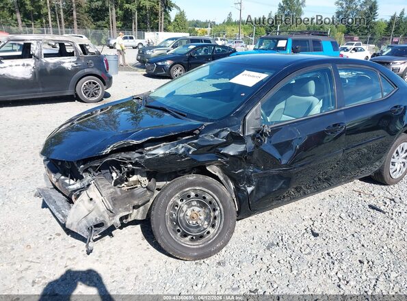 2T1BURHEXHC800582 2017 TOYOTA COROLLA Black Вид спереду