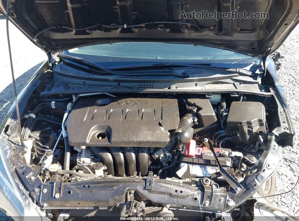 2T1BURHEXHC800582 2017 TOYOTA COROLLA Black Вид ззаду