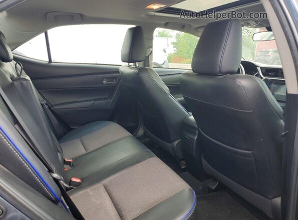 2T1BURHEXHC813283 2017 TOYOTA COROLLA Gray Widok tylnych siedzeń