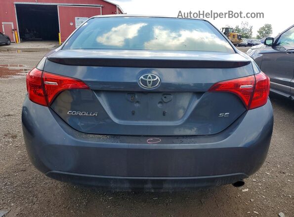 2T1BURHEXHC813283 2017 TOYOTA COROLLA Gray Widok z tyłu