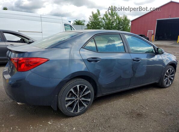 2T1BURHEXHC813283 2017 TOYOTA COROLLA Gray Tył prawy