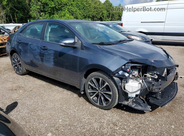 2T1BURHEXHC813283 2017 TOYOTA COROLLA Gray Przód prawy
