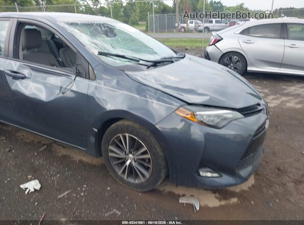 2T1BURHEXHC813378 2017 TOYOTA COROLLA Gray Vista del cuadro de instrumentos