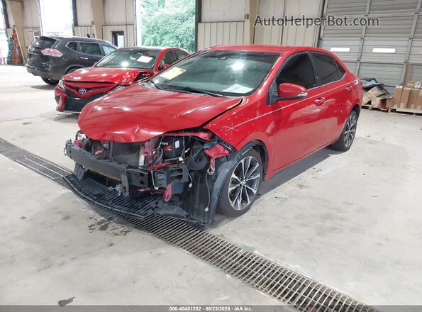 2T1BURHEXHC827443 2017 TOYOTA COROLLA Burgundy Przód lewy