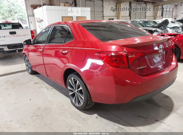 2T1BURHEXHC827443 2017 TOYOTA COROLLA Burgundy Tył lewy
