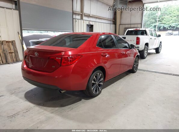 2T1BURHEXHC827443 2017 TOYOTA COROLLA Burgundy Tył prawy