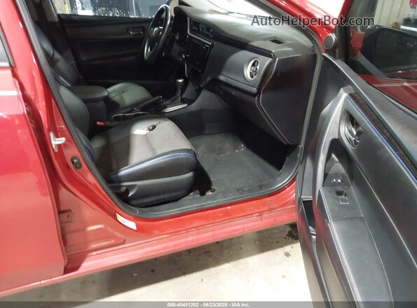 2T1BURHEXHC827443 2017 TOYOTA COROLLA Burgundy Widok wnętrza z przodu