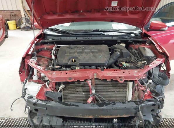 2T1BURHEXHC827443 2017 TOYOTA COROLLA Burgundy Widok z tyłu