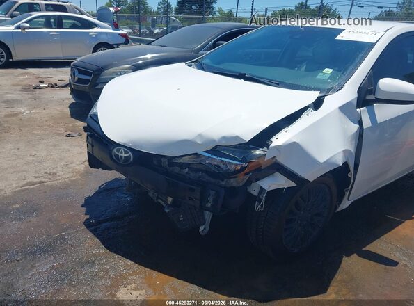 2T1BURHEXHC843867 2017 TOYOTA COROLLA White Դիմացի տեսք