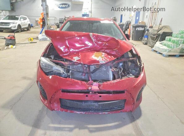 2T1BURHEXHC846817 2017 TOYOTA COROLLA Red 