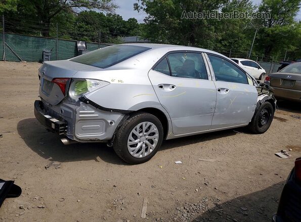 2T1BURHEXHC860233 2017 TOYOTA COROLLA Silver Rear right