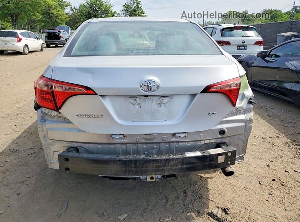 2T1BURHEXHC860233 2017 TOYOTA COROLLA Silver Rear view