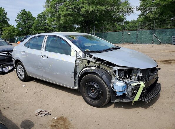 2T1BURHEXHC860233 2017 TOYOTA COROLLA Silver Front right