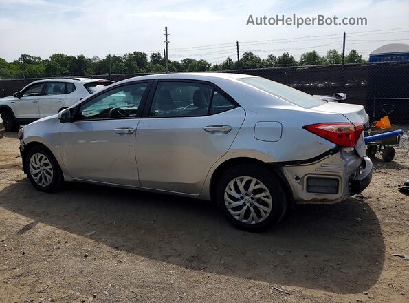 2T1BURHEXHC860233 2017 TOYOTA COROLLA Silver Rear left
