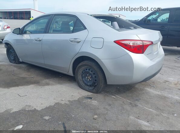 2T1BURHEXHC903338 2017 TOYOTA COROLLA Silver Հետևի ձախ